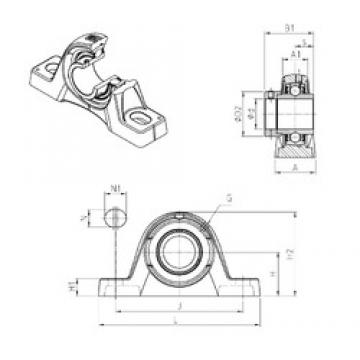SNR EXPLE201 bearing units