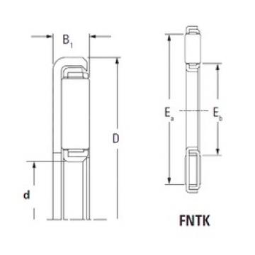 Timken FNTK-3049 needle roller bearings