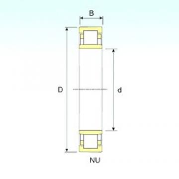 ISB NU 1015 cylindrical roller bearings