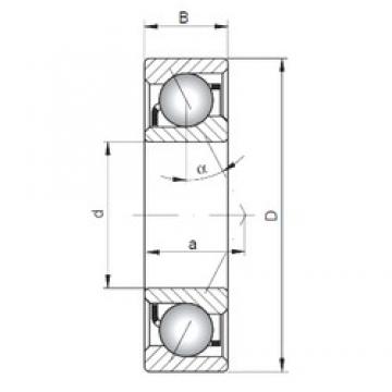 ISO 7044 B angular contact ball bearings
