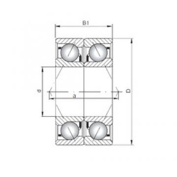 ISO 71932 CDB angular contact ball bearings