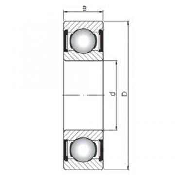 ISO 6201 ZZ deep groove ball bearings
