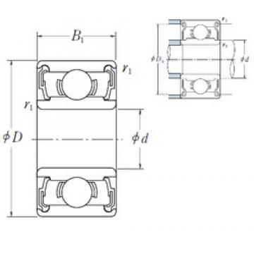 ISO 695-2RS deep groove ball bearings