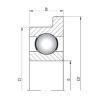 ISO FL618/7 deep groove ball bearings