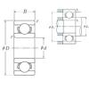 ISO 623 deep groove ball bearings #2 small image