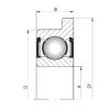 ISO FL618/3 ZZ deep groove ball bearings #2 small image