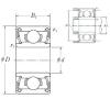 ISO 695-2RS deep groove ball bearings #2 small image