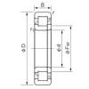 NACHI NUP 221 cylindrical roller bearings #2 small image