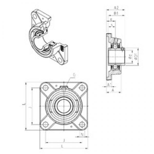 SNR UCFE210 bearing units #2 image