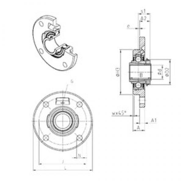 SNR UKFCE207H bearing units #2 image