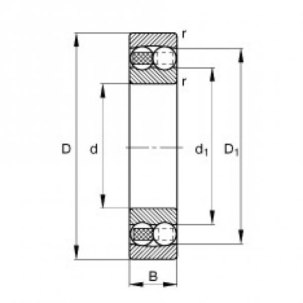 FAG 1315-M self aligning ball bearings #3 image