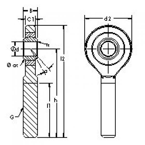 AST SAJK10C plain bearings #3 image