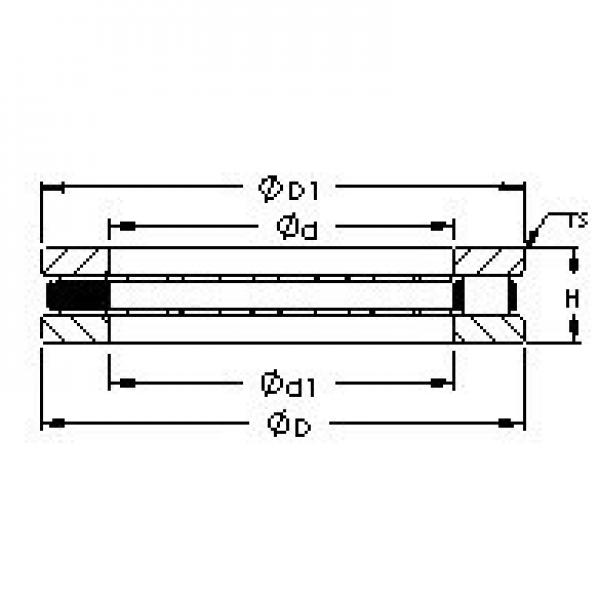 AST 81112 M thrust roller bearings #3 image