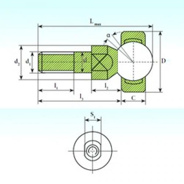 ISB SQD 14-1 C plain bearings #2 image