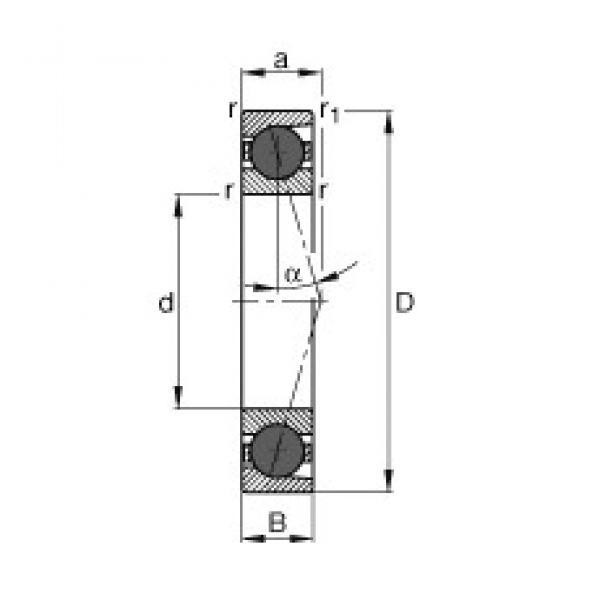 FAG HCB71930-C-T-P4S angular contact ball bearings #3 image