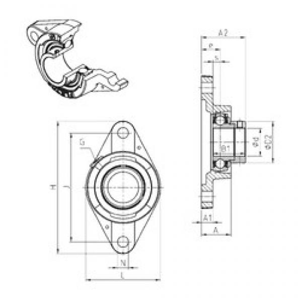 SNR ESFLE210 bearing units #2 image