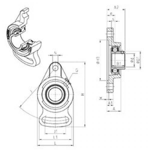 SNR USFAE207 bearing units #2 image