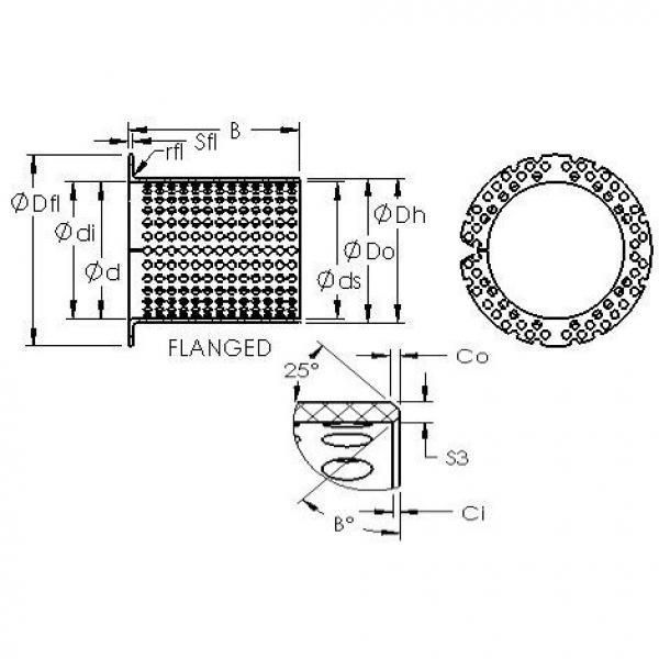 AST ASTT90 F12060 plain bearings #3 image