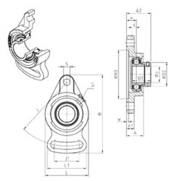 SNR ESFAE207 bearing units #2 image