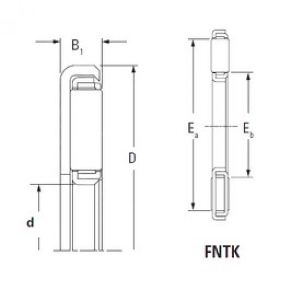 Timken FNTK-3049 needle roller bearings #2 image