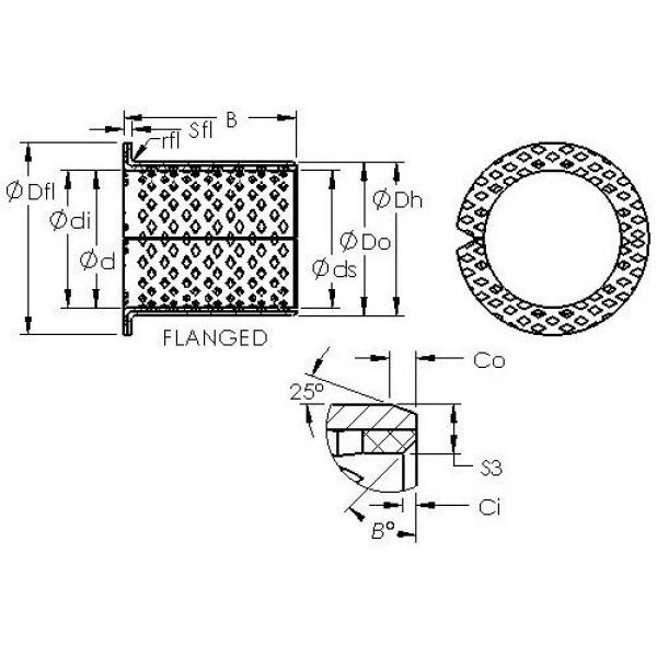 AST ASTB90 F5540 plain bearings #3 image