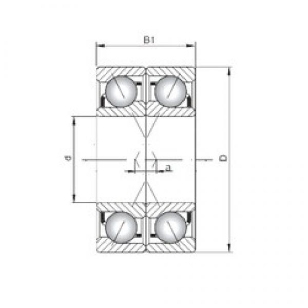 ISO 7018 CDF angular contact ball bearings #2 image