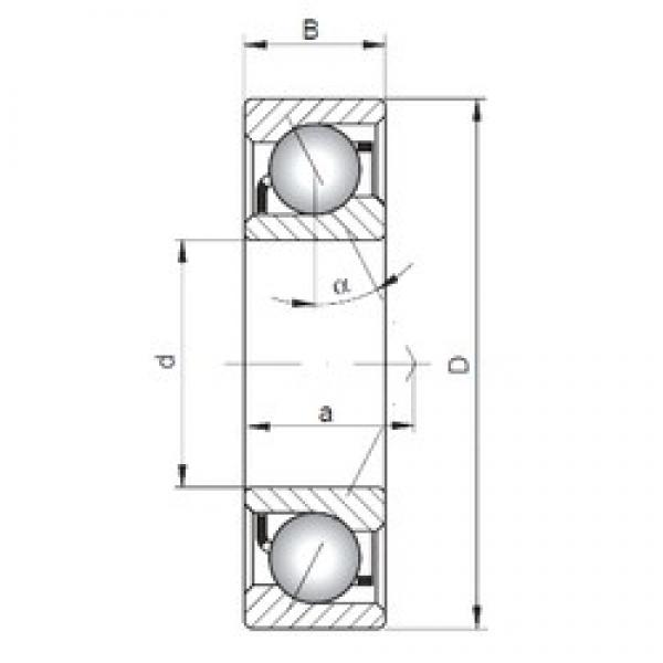 ISO 7044 B angular contact ball bearings #2 image