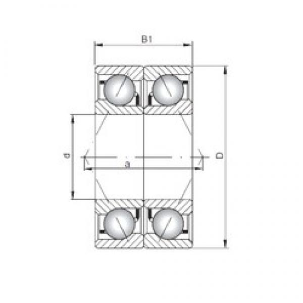 ISO 7011 BDB angular contact ball bearings #2 image