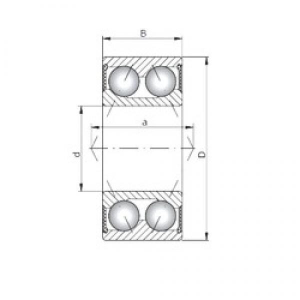 ISO 3315-2RS angular contact ball bearings #2 image