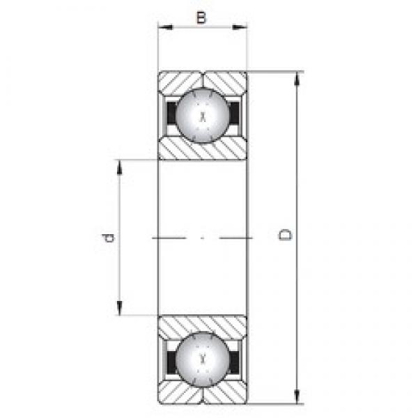 ISO Q205 angular contact ball bearings #2 image