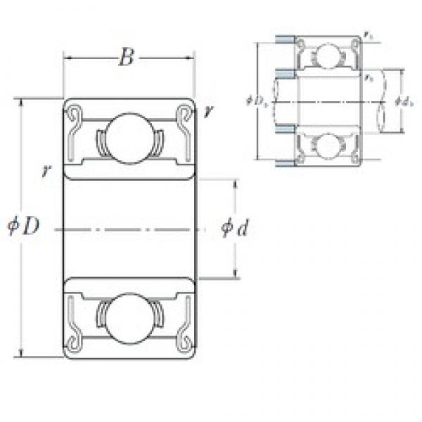 ISO R4B-2RS deep groove ball bearings #2 image