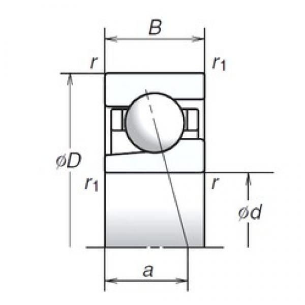 NSK 10BGR19H angular contact ball bearings #3 image