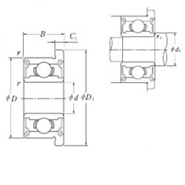 ISO FR155ZZ deep groove ball bearings #2 image