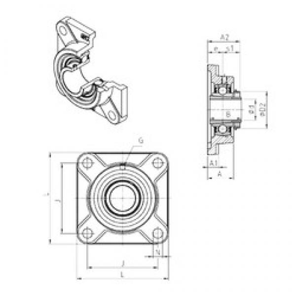 SNR UKF310H bearing units #2 image